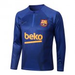 Felpa Allenamento Barcellona Top 2023 Blu