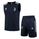 Maglia Juventus Senza Maniche Set Completo 2022 Nero