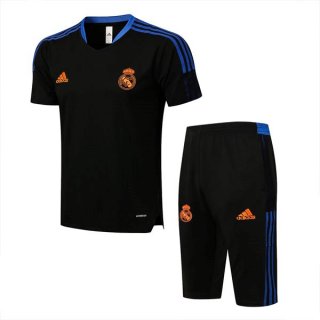 Maglia Formazione Real Madrid Set Completo 2022 Nero Blu