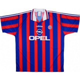 Thailandia Maglia Bayern Home Retro 1995 1997 Blu Rosso