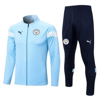 Giacca Manchester City 2022/23 Blu Nero