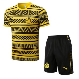 Maglia Formazione Borussia Dortmund Set Completo 2022/23 Giallo