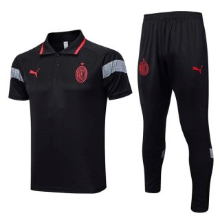 Polo AC Milan Set Completo 2023/24 Nero