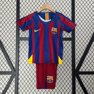 Maglia Barcellona Home Retro Bambino 2005 2006