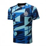 Maglia Entrenamien Inter Milan 2022/23 Blu