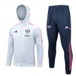 Felpa Cappuccio Arsenal 2023/24 Grigio Blu