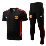 Maglia Manchester United Set Completo 2022/23 Nero