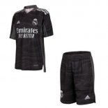 Maglia Real Madrid Portiere Bambino 2021/22 Nero