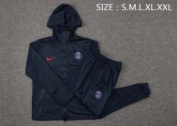 Giacca Cappuccio Paris Saint Germain 2022 Nero 1