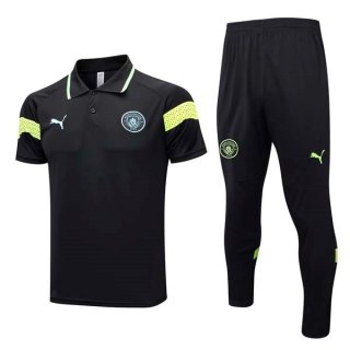 Polo Manchester City Set Completo 2023/24 Nero 2