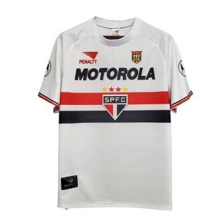 Thailandia Maglia São Paulo Home Retro 1999 2000 Bianco