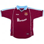 Thailandia Maglia West Ham United FILA Home Retro 1999 2000 Rosso