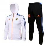 Giacca Cappuccio Real Madrid 2022 Bianco