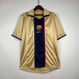 Thailandia Maglia Barcellona Retro 2002 Oro