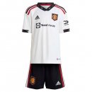 Maglia Manchester United Away Bambino 2022/23