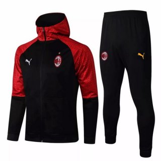 Giacca Cappuccio AC Milan 2021/22 Rosso Nero