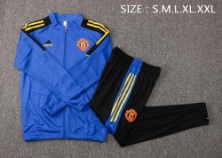 Giacca Manchester United 2022 Blu Nero