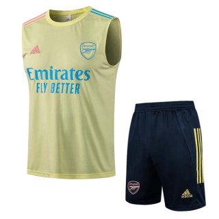 Maglia Arsenal Senza Maniche Set Completo 2022 Giallo