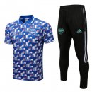 Polo Arsenal Set Completo 2022/23 Blu