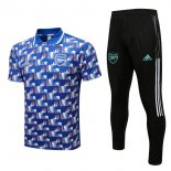 Polo Arsenal Set Completo 2022/23 Blu