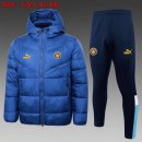 Piumino Manchester City Set Completo 2024/25 Blu