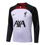 Felpa Allenamento Liverpool Top 2023 Bianco Nero