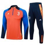 Felpa Allenamento Juventus 24/25 Arancione Blu 3