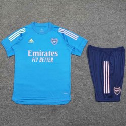 Maglia Formazione Arsenal Set Completo 2021/22 Blu Rosa