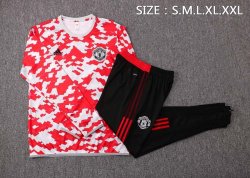 Felpa Allenamento Manchester United 2022 Rosso Nero