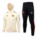 Felpa Cappuccio Manchester United 2023/24 Giallo