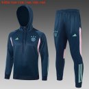 Bambino Felpa Cappuccio Ajax 2024 Blu 2