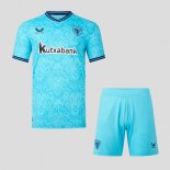 Maglia Athletic Bilbao Away Bambino 2023/24 Blu