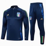 Felpa Allenamento Italia 24/25 Blu 3