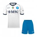 Maglia Napoli Away Bambino 2023/24 Bianco