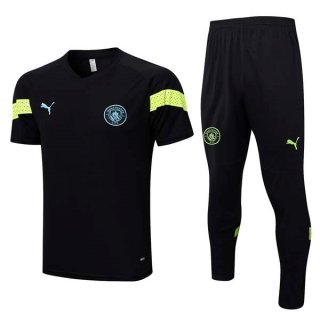 Polo Manchester City Set Completo 2023/24 Nero