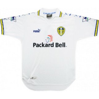 Thailandia Maglia Leeds United Home Retro 1999 2000 Bianco