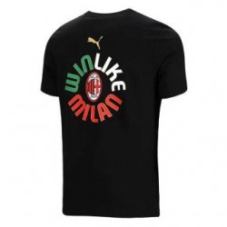 Maglia AC Milan 19 Campione Italia 2022/23 Nero