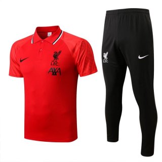 Polo Liverpool Set Completo 2022/23 Rosso