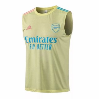 Thailandia Maglia Arsenal Senza Maniche 2021/22 Giallo