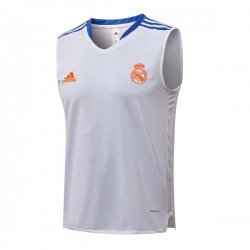 Maglia Real Madrid Senza Maniche 2022 Bianco Nero