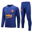 Felpa Allenamento Barcellona 2023 Blu